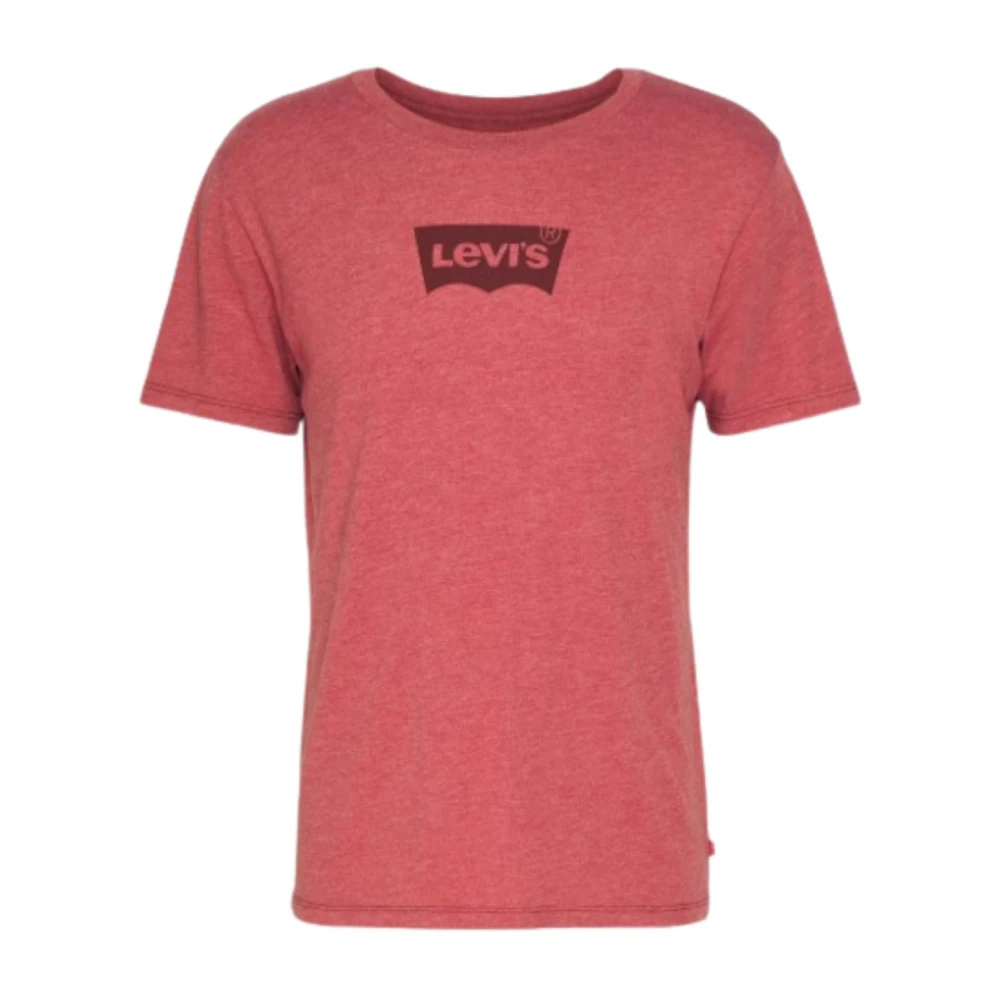 Levi's Heren Grafische Crewneck T-shirt Red Heren