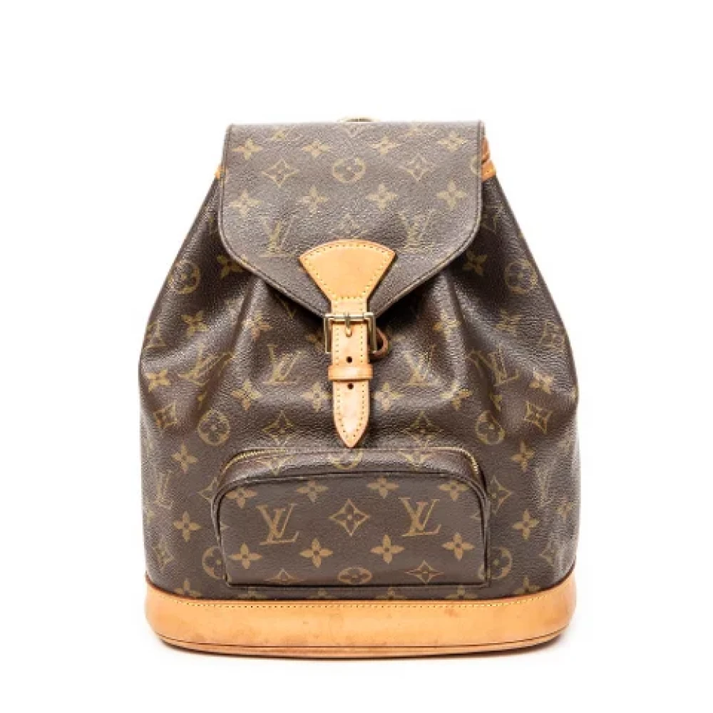 Louis Vuitton Vintage Pre-owned Canvas backpacks Brown Dames