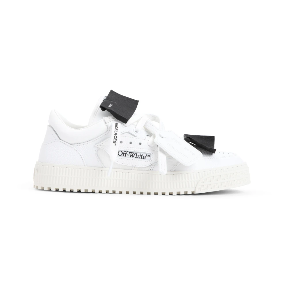 Off White Vit Svart Låg Topp Sneakers White, Herr