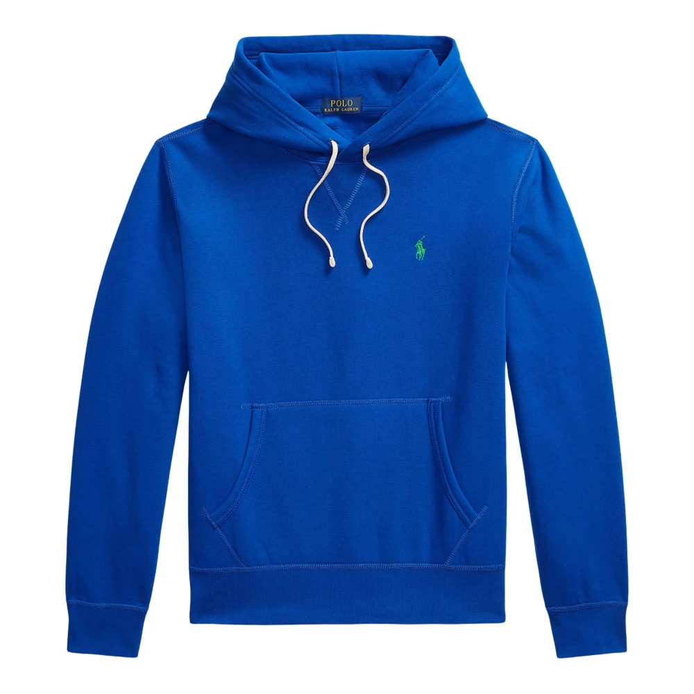 Ralph Lauren Men's Blue Hoodies, M, Rl Fleece Sweatshirt