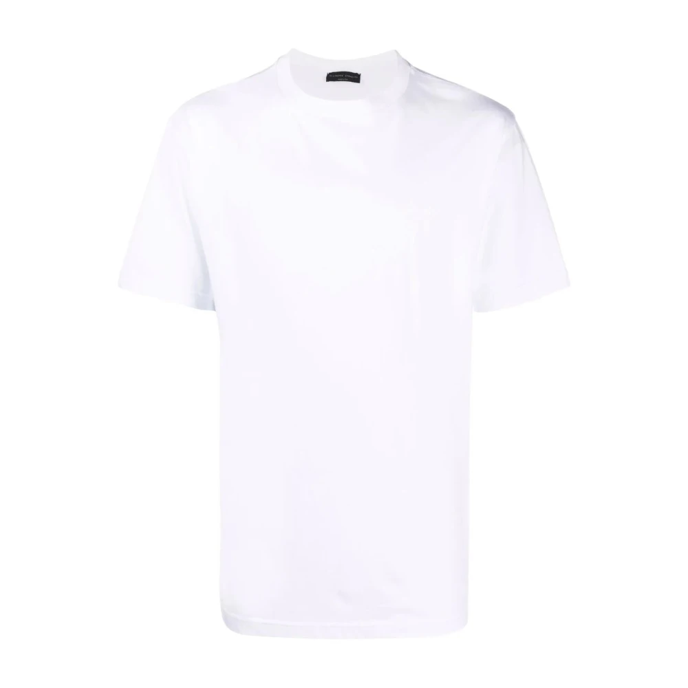 Giuseppe zanotti Witte Katoenen T-Shirt Iru1011 White Heren