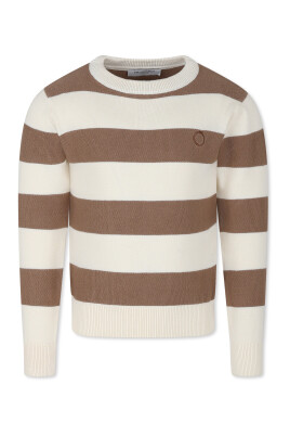 ivory-sweater-with-brown-stripes