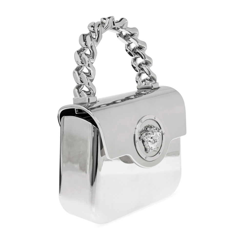 Versace Handtas La Medusa Mini Gray Dames