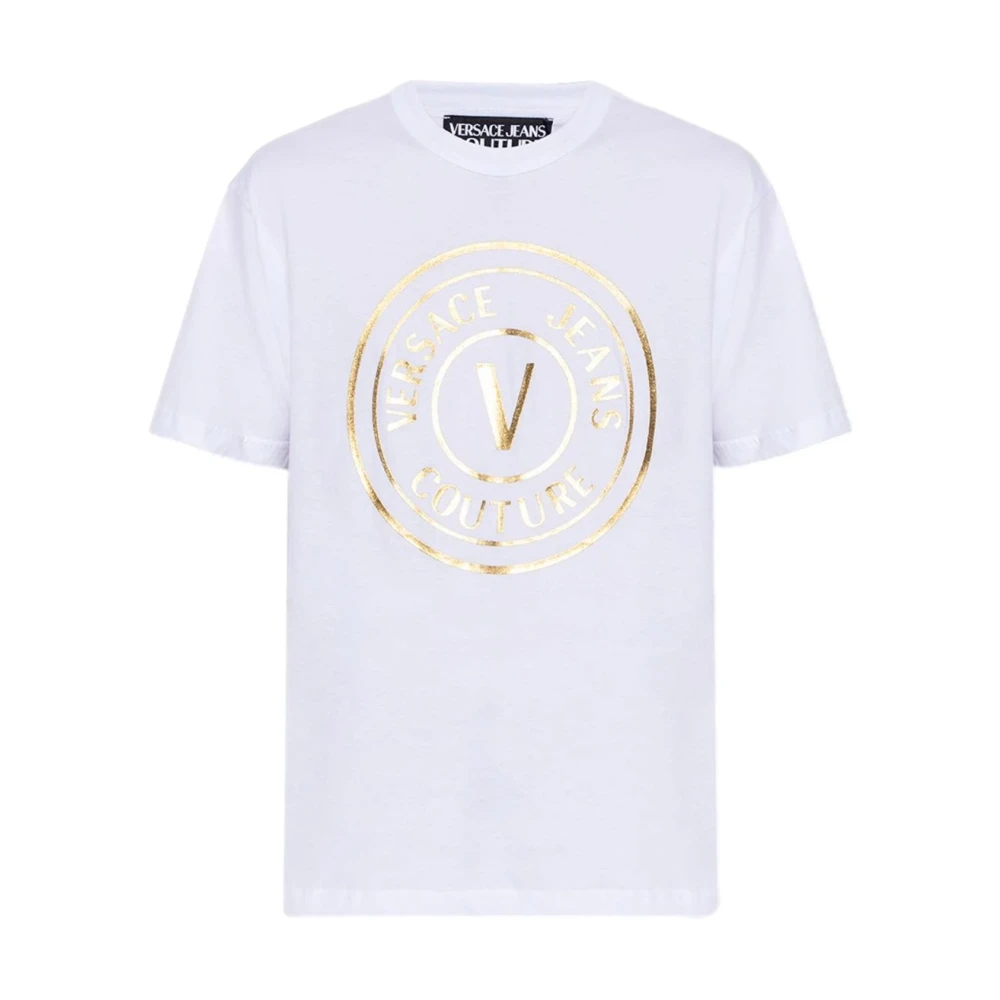 Versace Jeans Couture Katoenen T-shirt White Heren