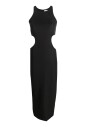 zwarte-stretch-cady-jurk-met-cut-out-en-rugsplit