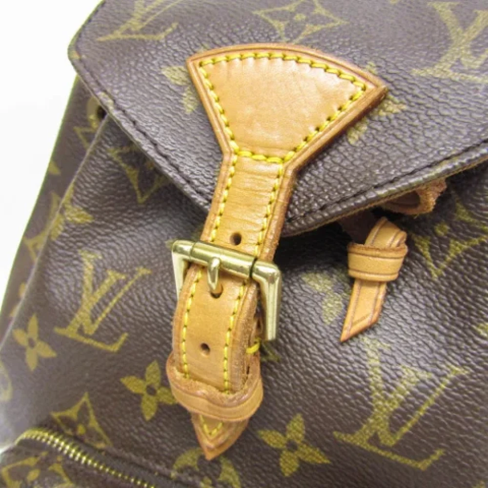 Louis Vuitton Vintage Pre-owned Canvas backpacks Brown Dames