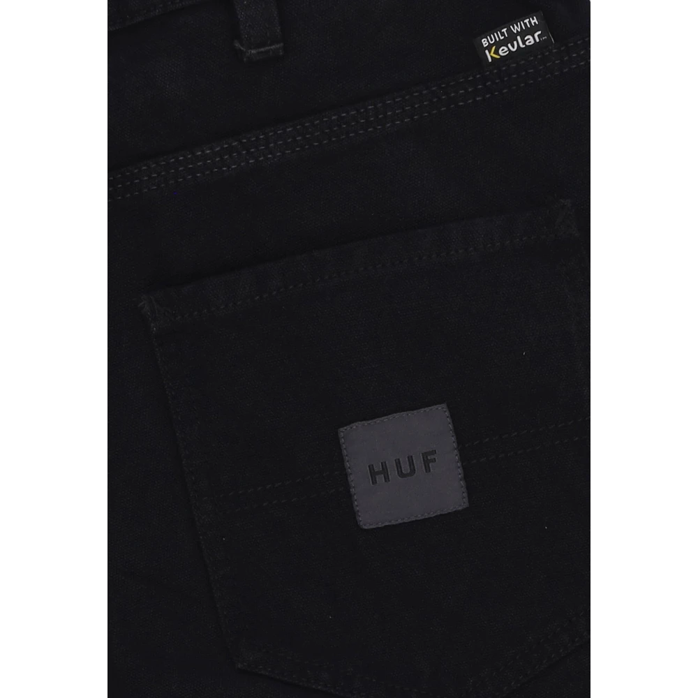 HUF Zwarte Denim Fietser Jeans Black Heren