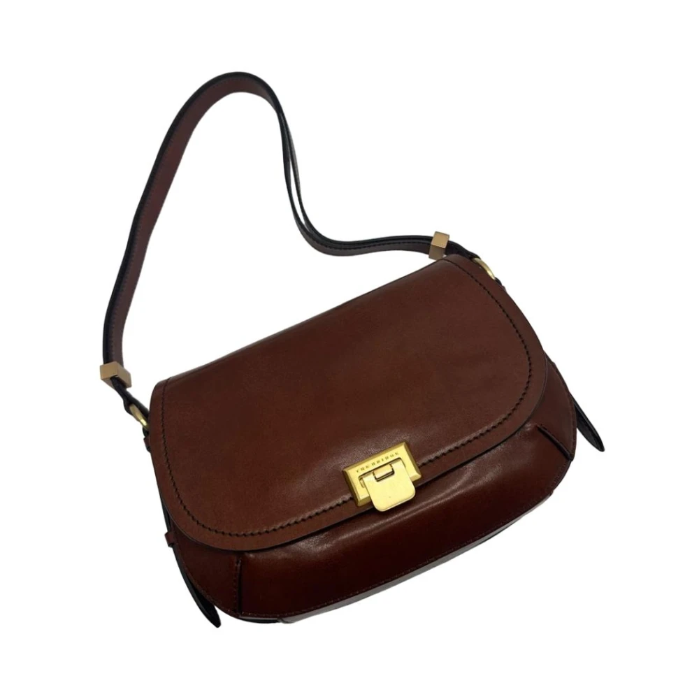 The Bridge Federica Leren Schoudertas Brown Unisex