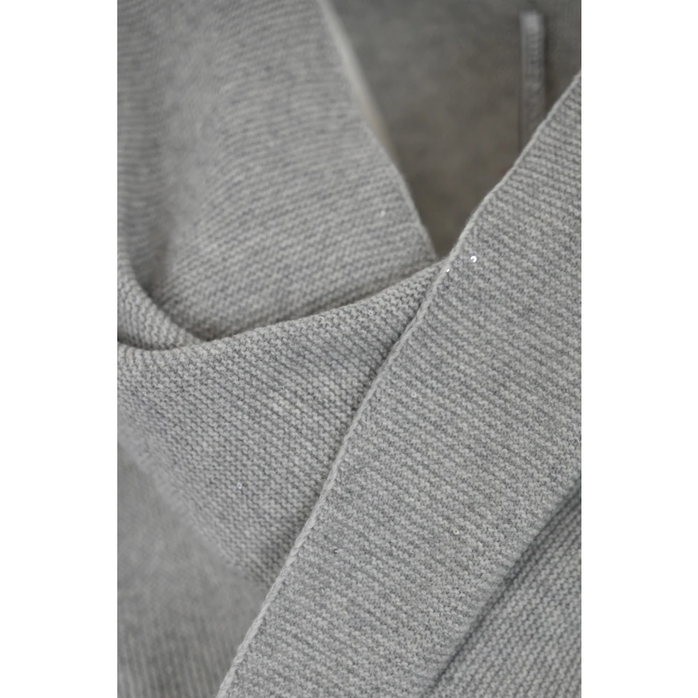 Liviana Conti Kasjmier V-hals Trui Grijs Gray Dames