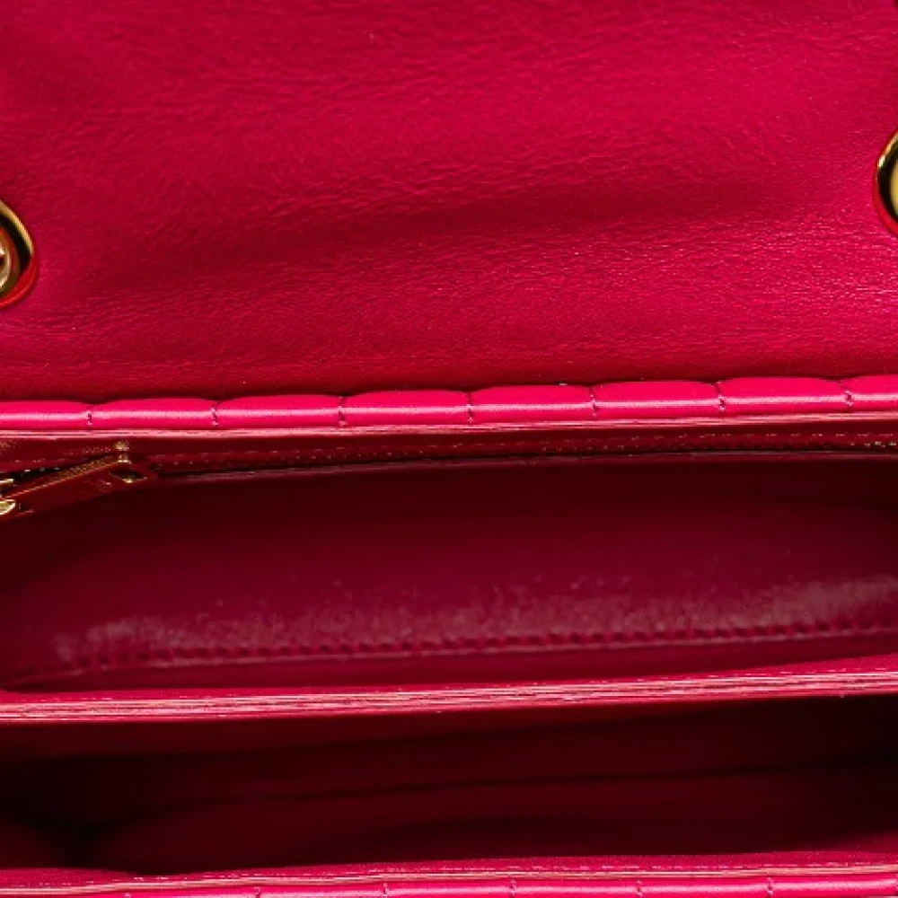 Celine Vintage Pre-owned Leather celine-bags Pink Dames
