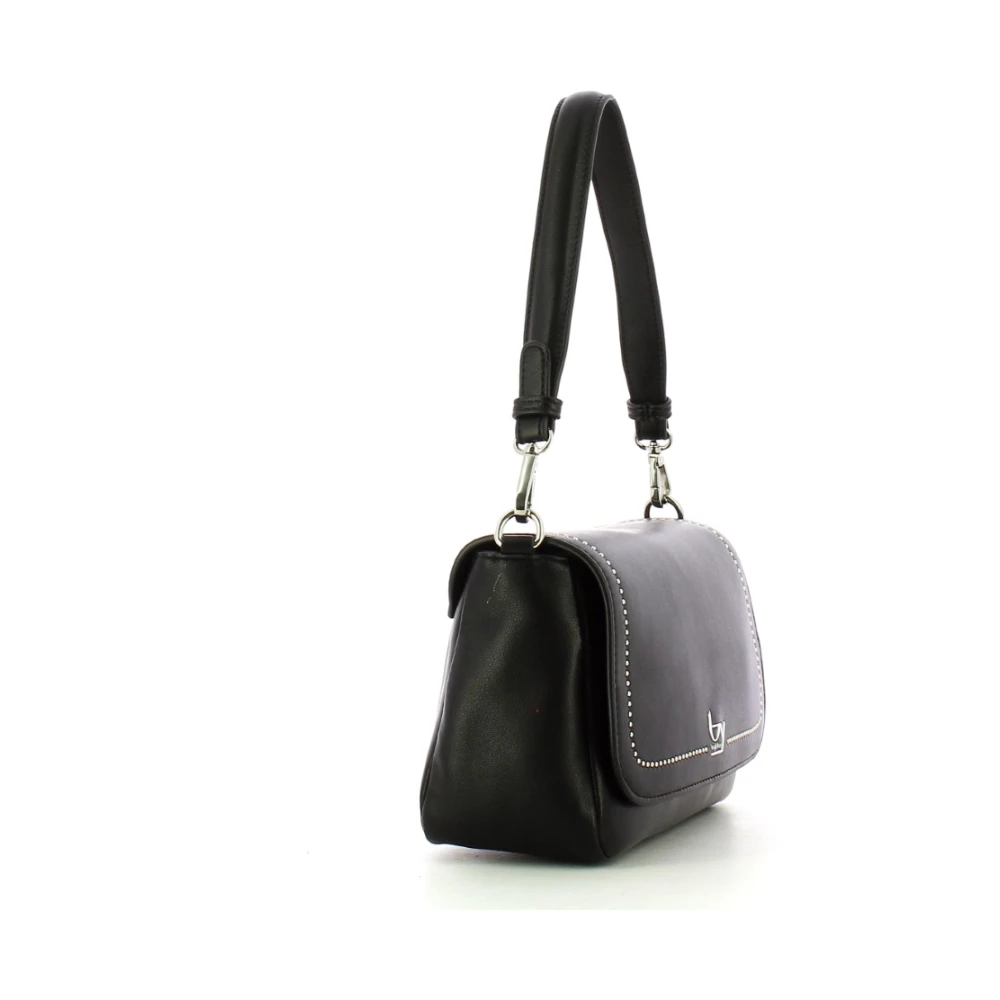 Byblos Compacte Schoudertas met Voorlogo Black Dames