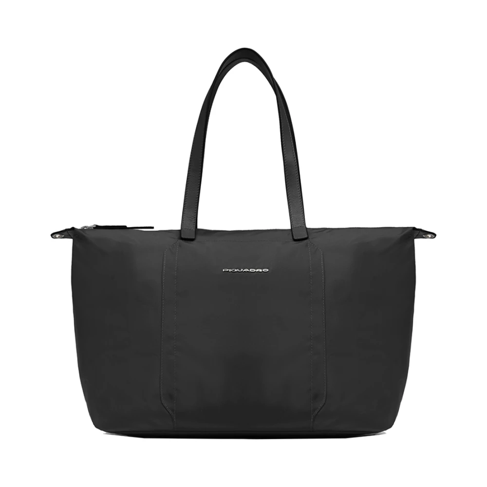 Piquadro Svart Women's Foldable Laptop Bag 15,6