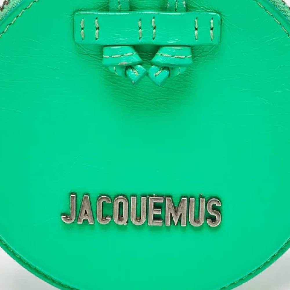 Jacquemus Pre-owned Leather wallets Green Dames