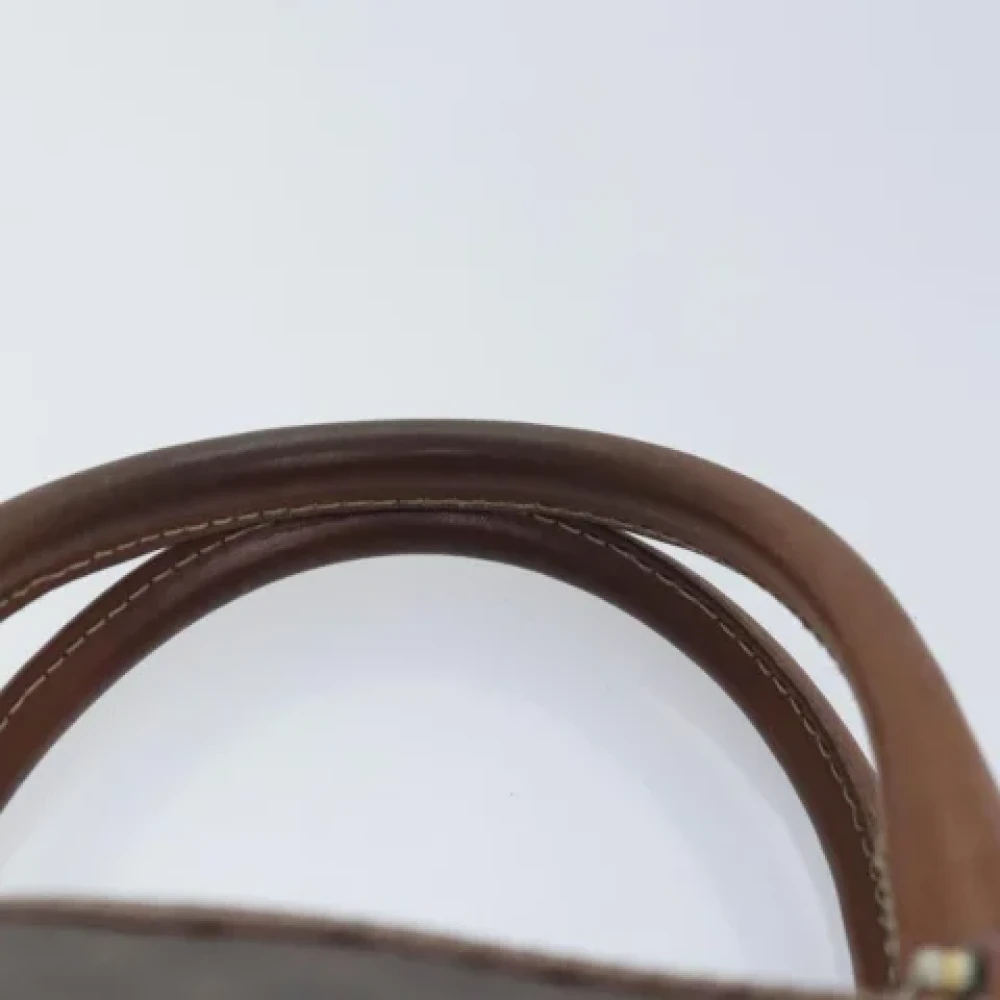 Celine Vintage Pre-owned Canvas handbags Brown Dames