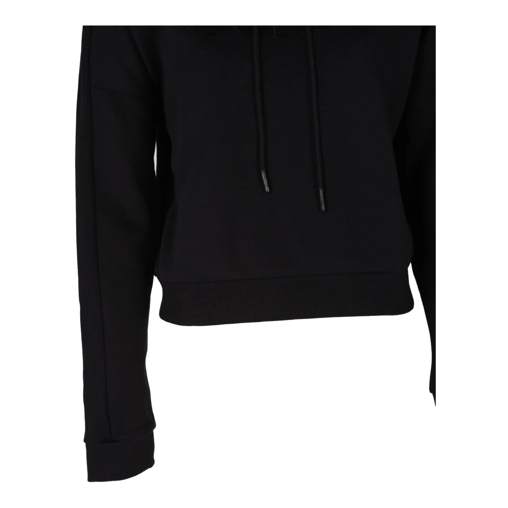 Guess Klassieke hoodie met verstelbare capuchon Black Dames
