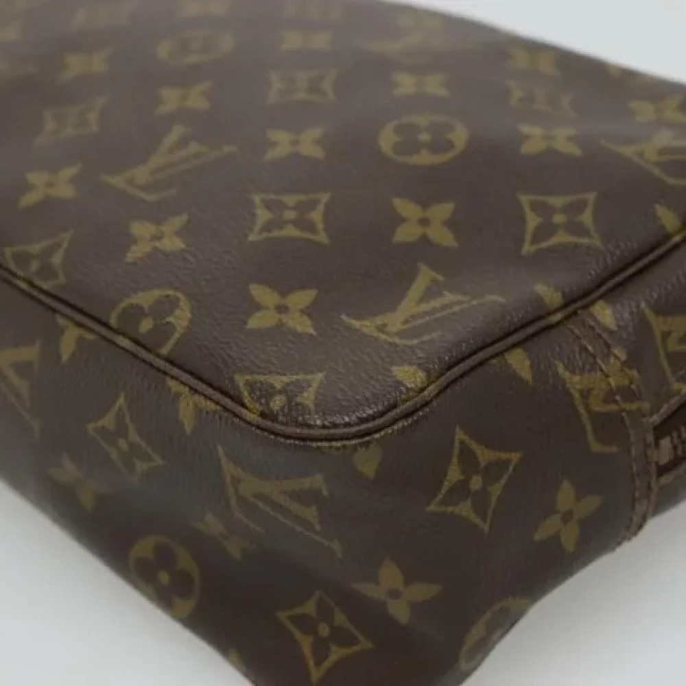 Louis Vuitton Vintage Pre-owned Canvas clutches Brown Dames