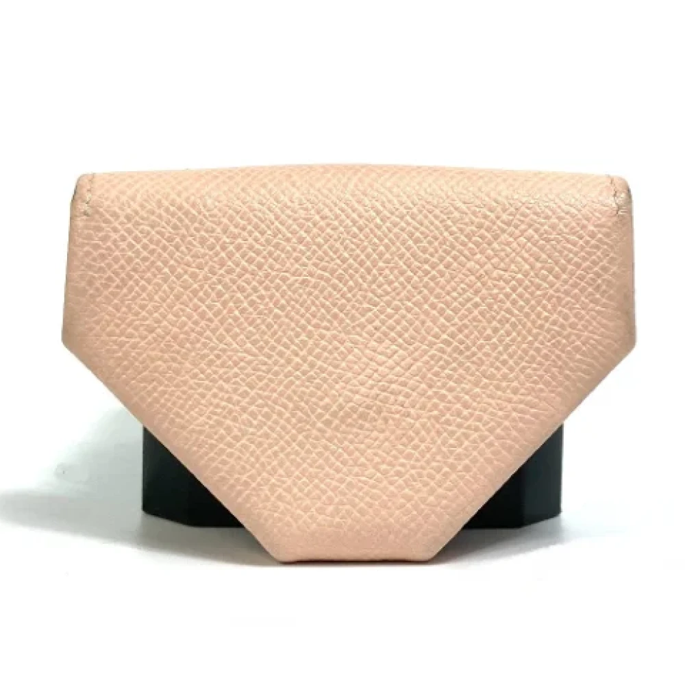 Hermès Vintage Pre-owned Leather wallets Pink Dames