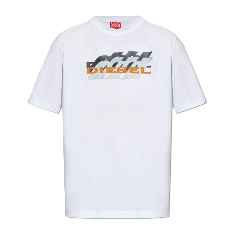 Diesel T-shirt `T-Adjust-K5` White Heren