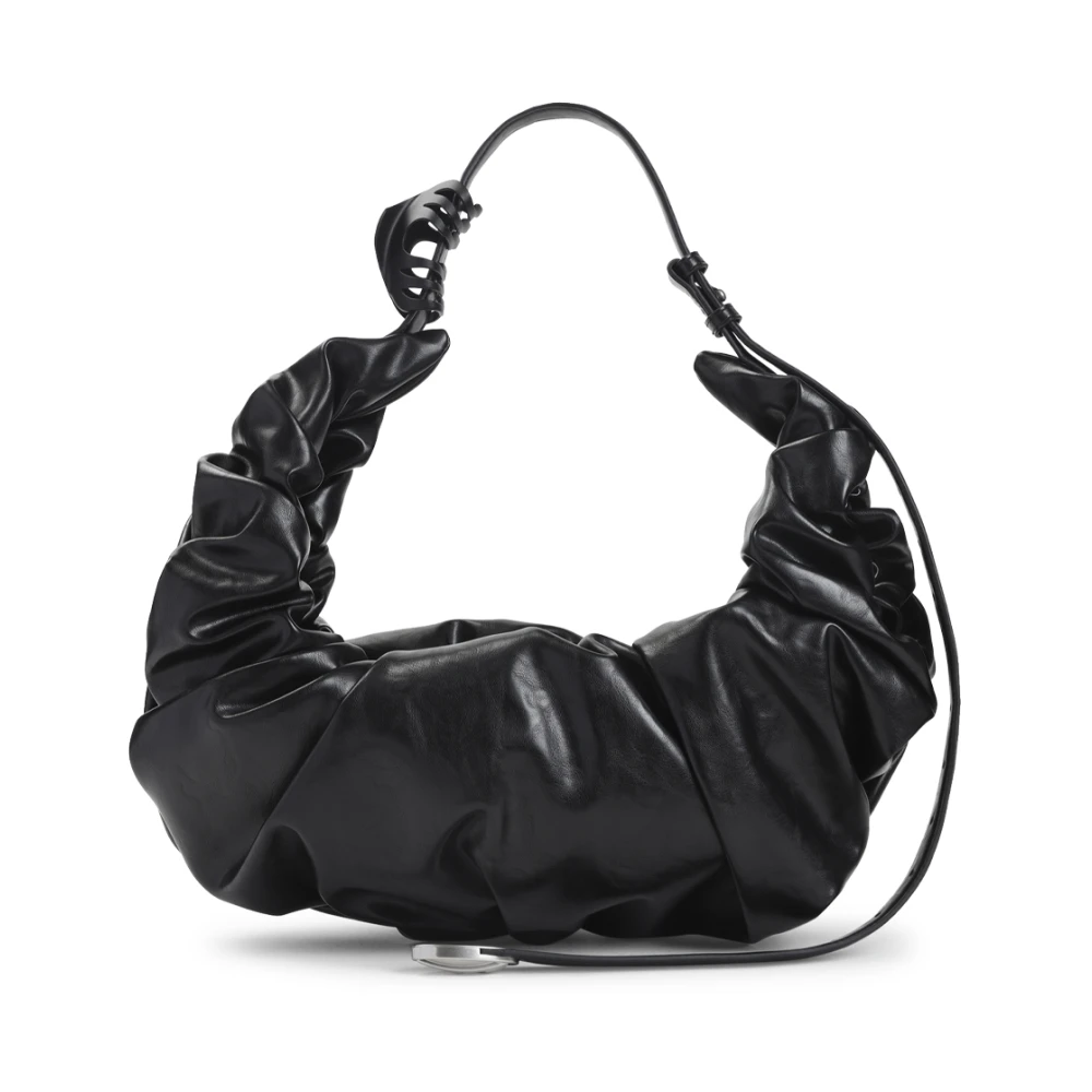 Diesel Women's Black Shoulder Bags, One Size, Handbag For Stylish