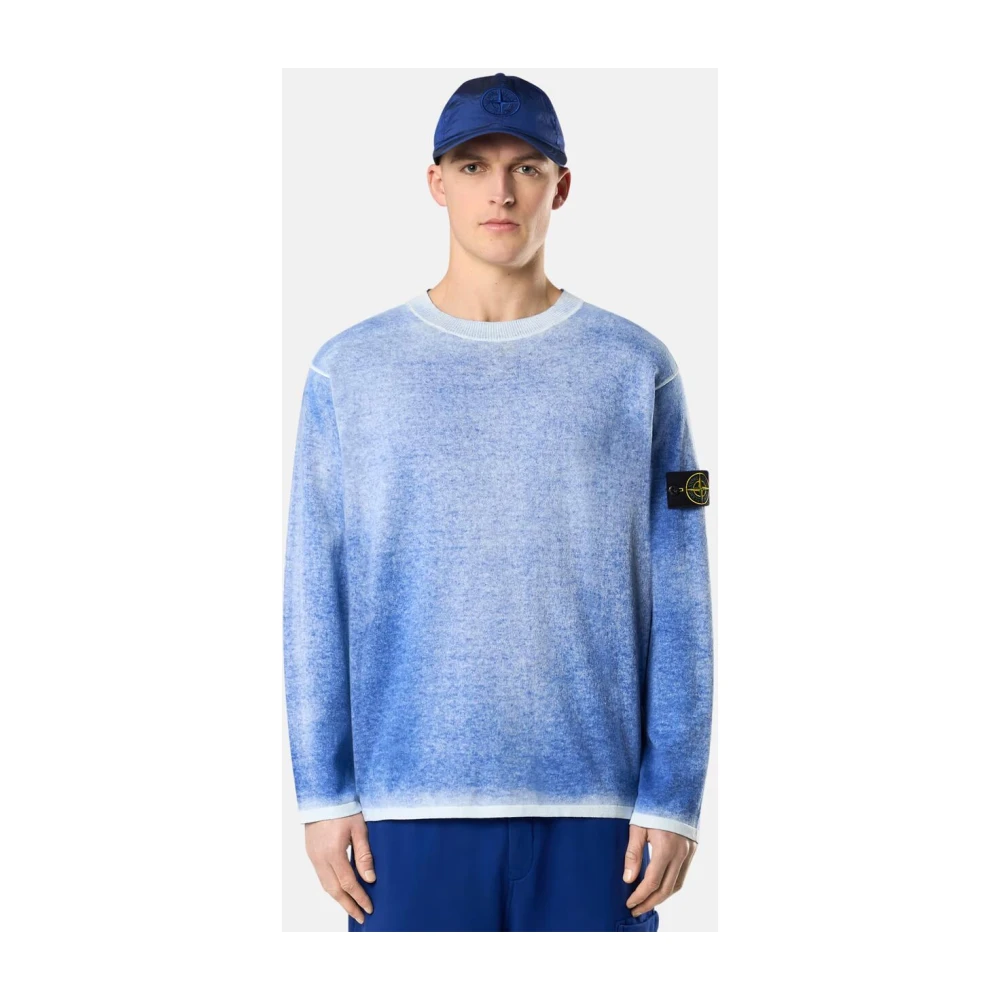 Stone Island Stijlvolle Sweaters Collectie Blue Heren