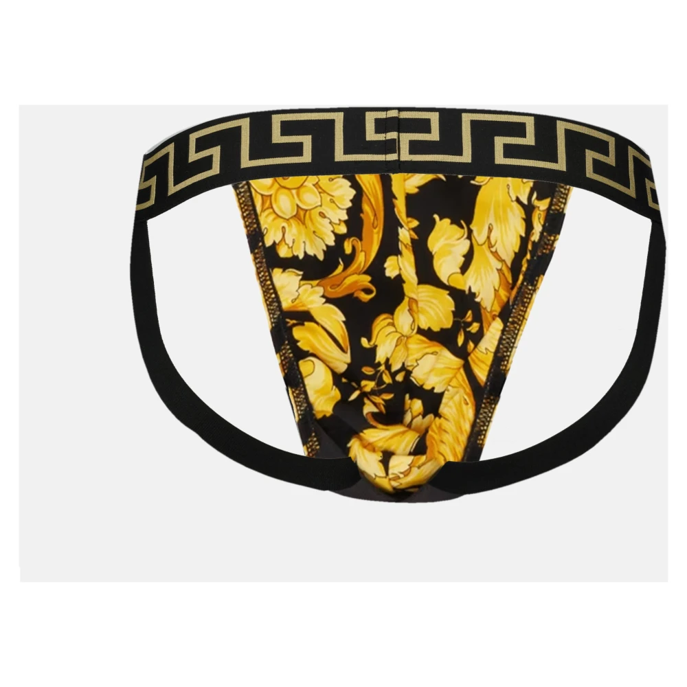 Versace Barocco Gele Jockstrap Lente-Zomer 2025 Yellow Heren