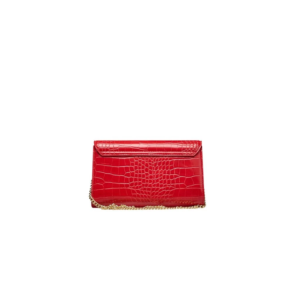 Love Moschino Rode Schoudertas met Ketting Red Dames