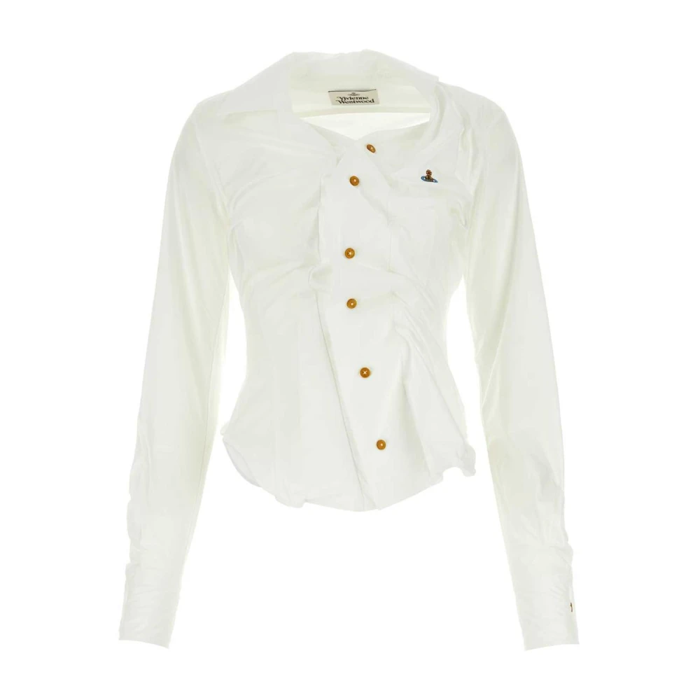 Vivienne Westwood - Camisa Drunken - Blouses & Shirts - Mujer - Blanco - S