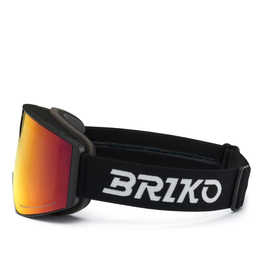 Briko Zwarte Storm Ski Goggles Black Unisex
