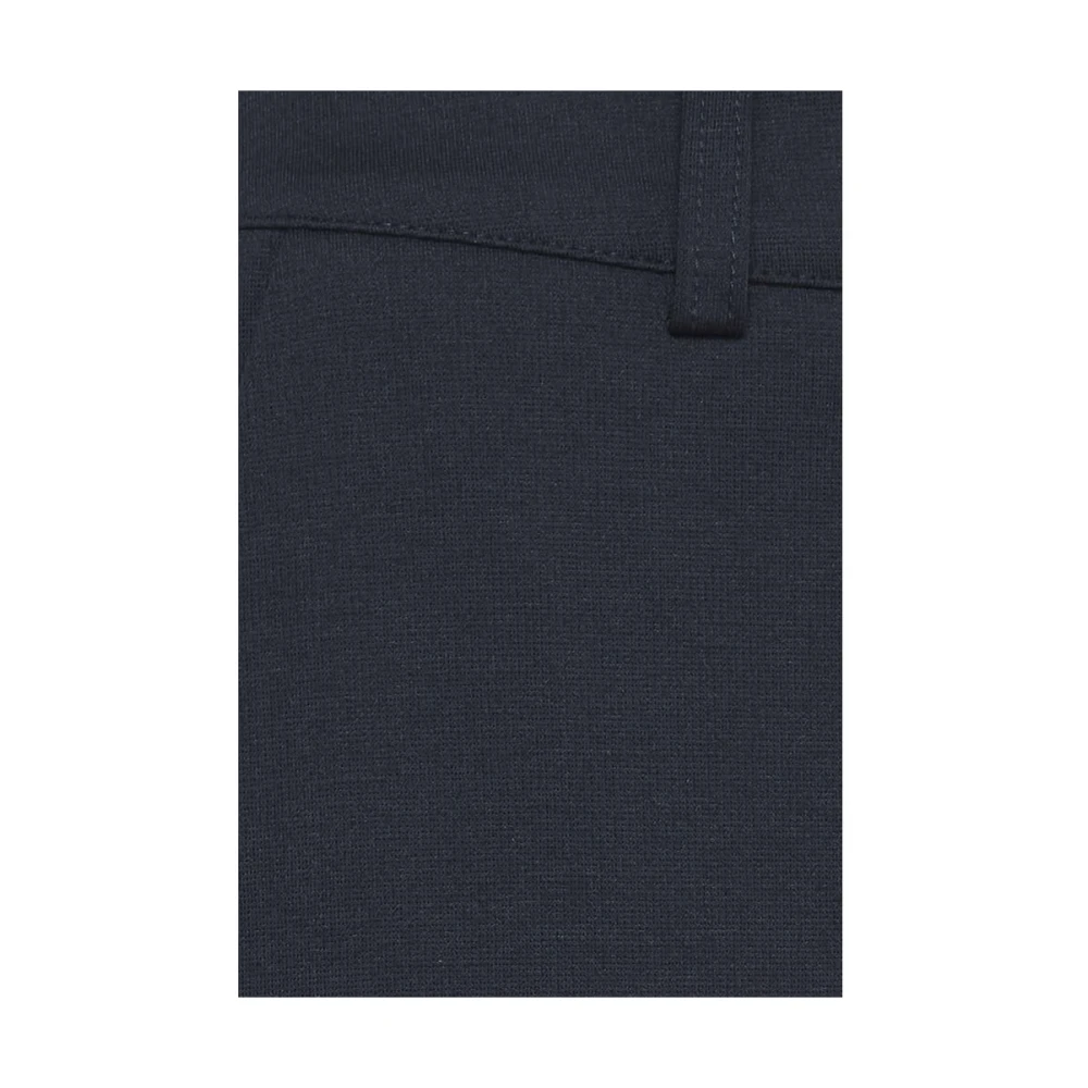 Ichi Blauwe gerecyclede polyester sigarettenbroek Blue Dames