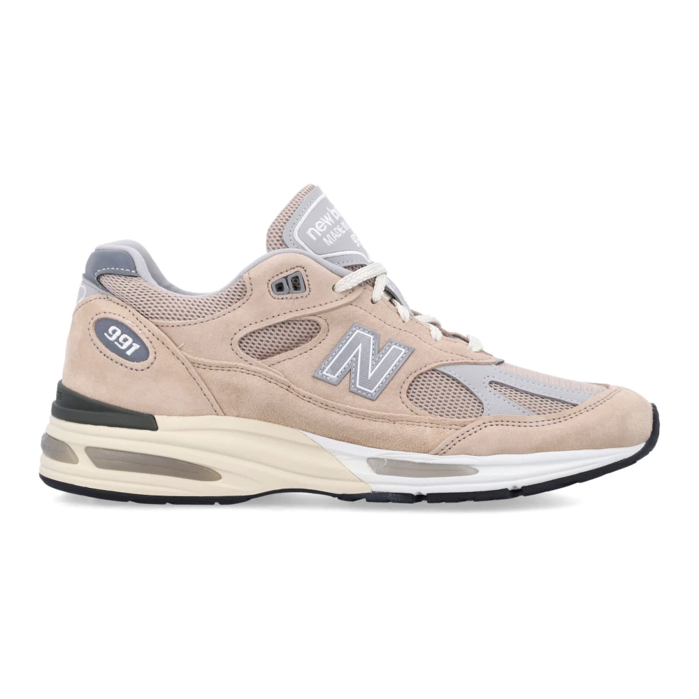 New Balance Men's Beige Trainers, 10 1/2 Uk, Made In Uk 991V2