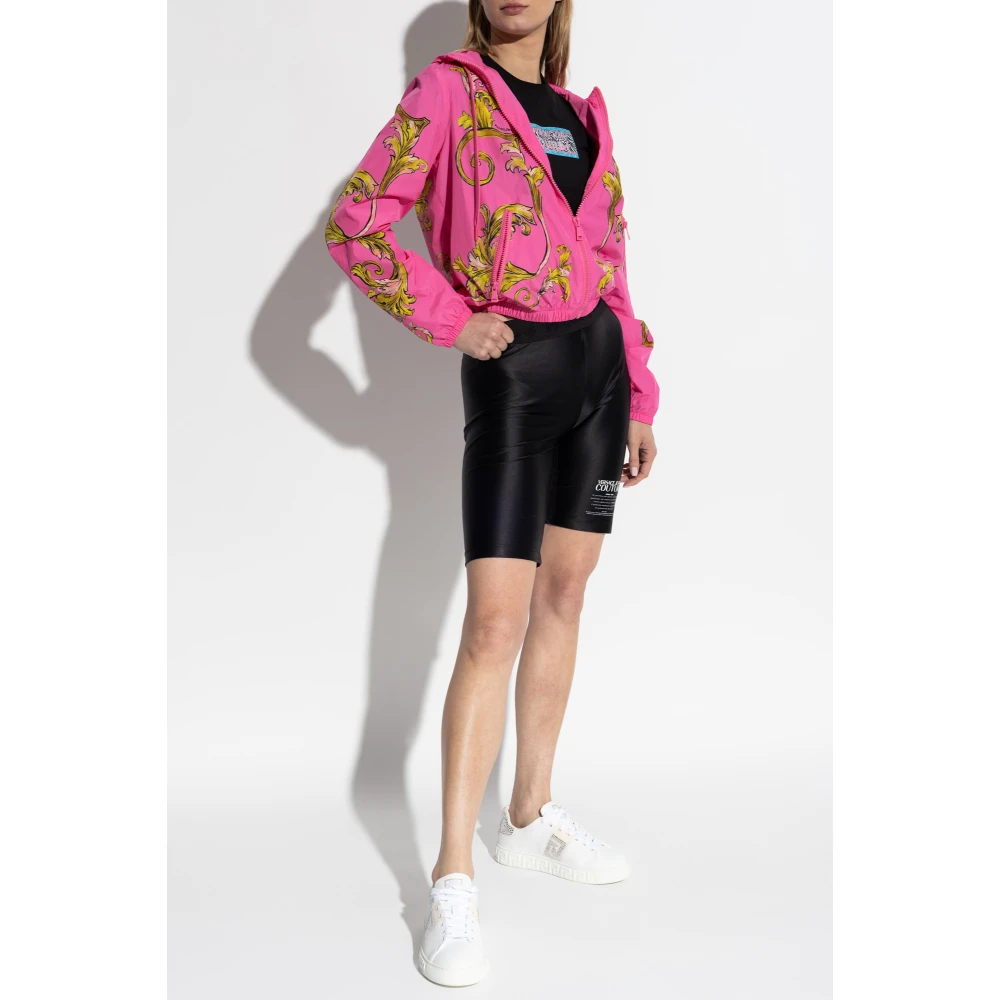 Versace Jeans Couture T-shirt met print Black Dames
