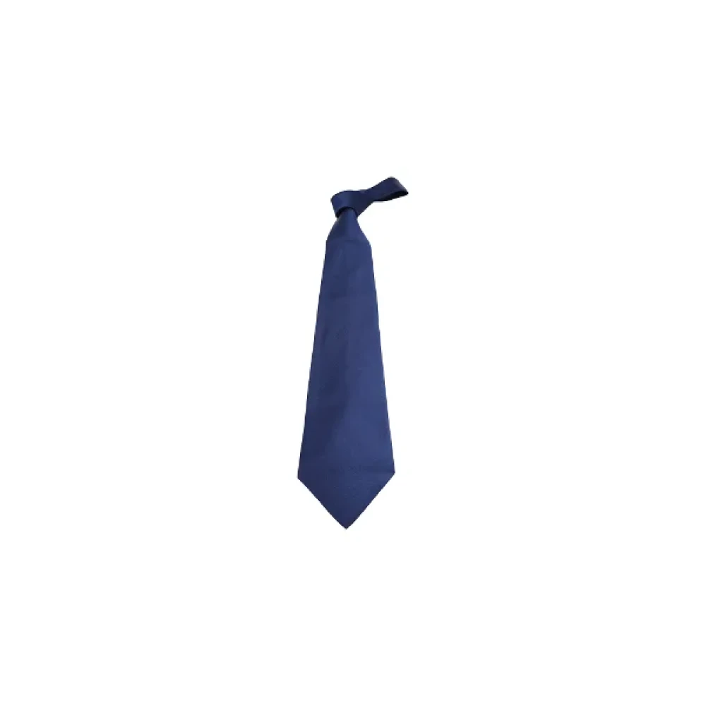 Ralph Lauren Pre-owned Silk home-office Blue Heren