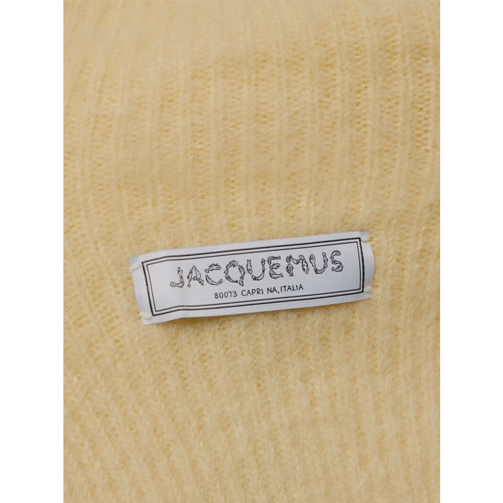 Jacquemus Marina Trui in Gemengde Stof Yellow Dames