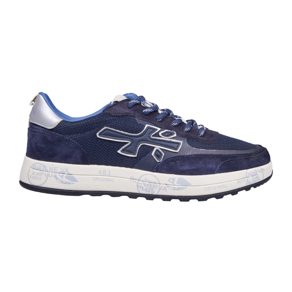 Premiata Nous Model Sneakers Heren Schoenen Blauw