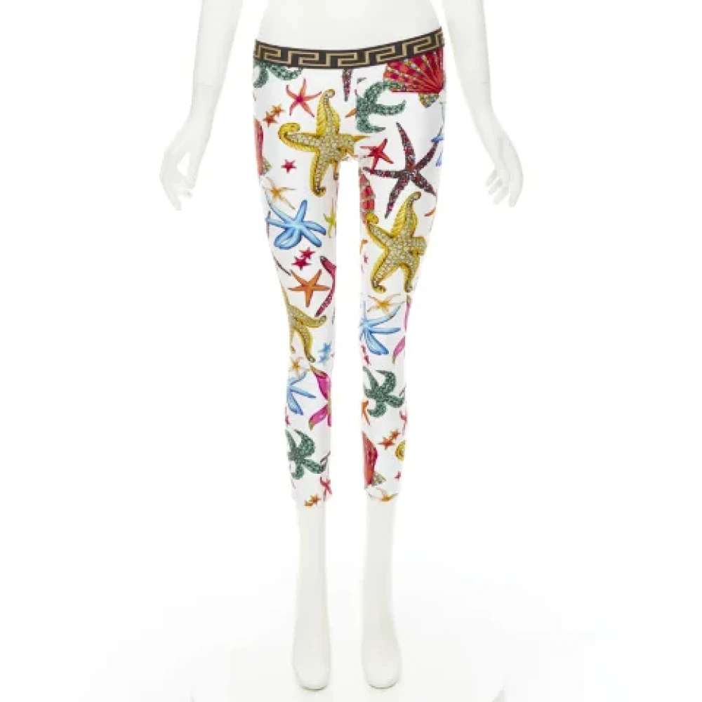 Versace Pre-owned Fabric bottoms Multicolor Dames