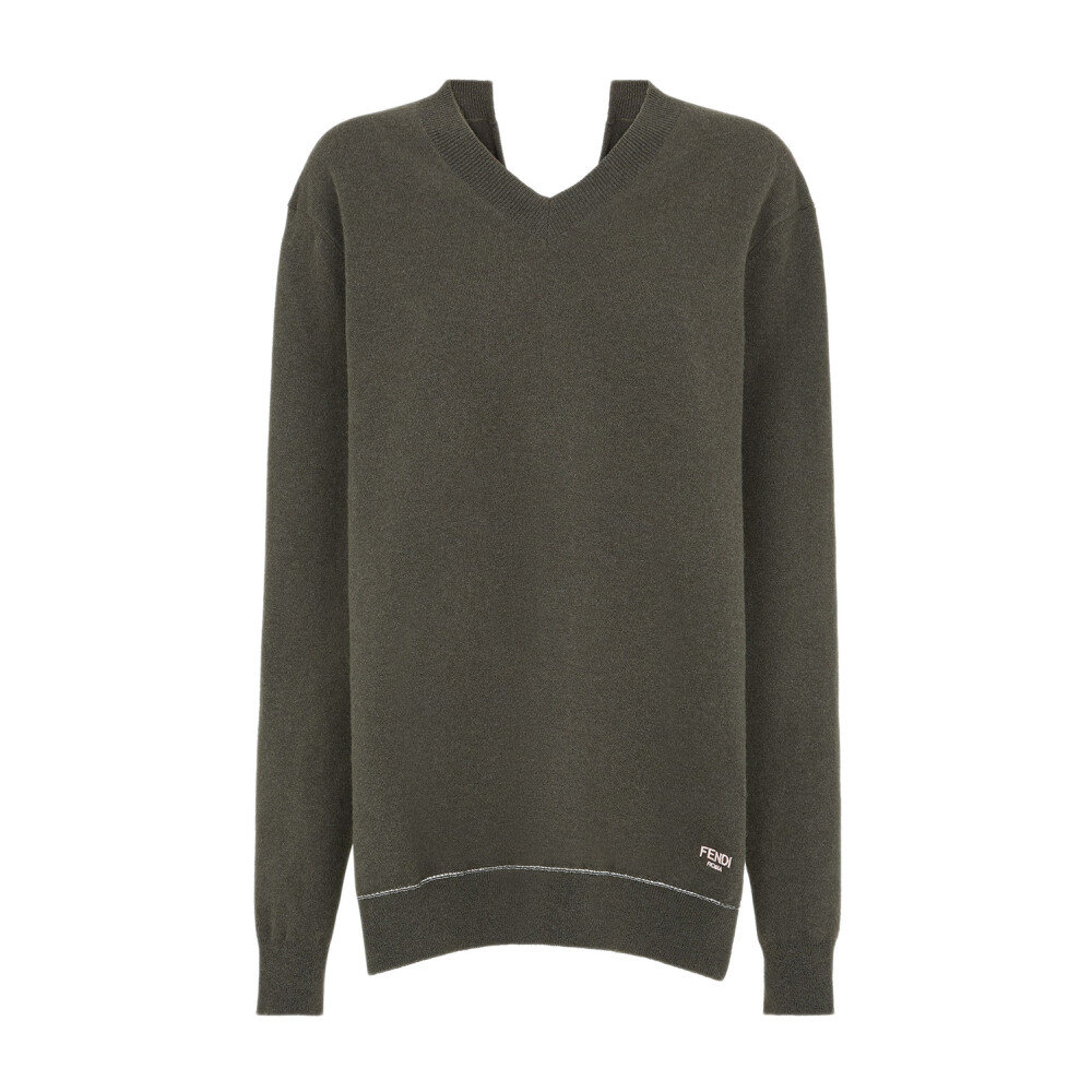 Fendi v neck sweater hotsell