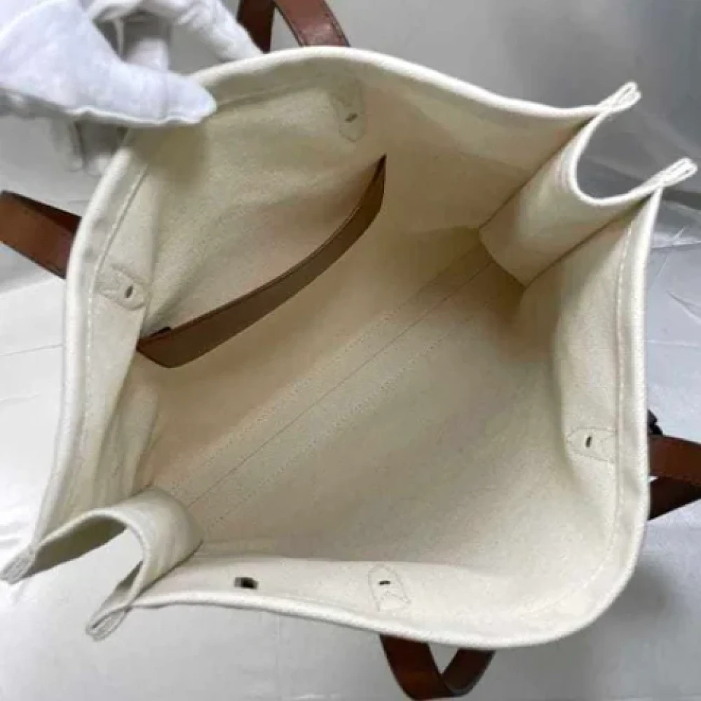 Jimmy Choo Pre-owned Fabric totes Beige Dames