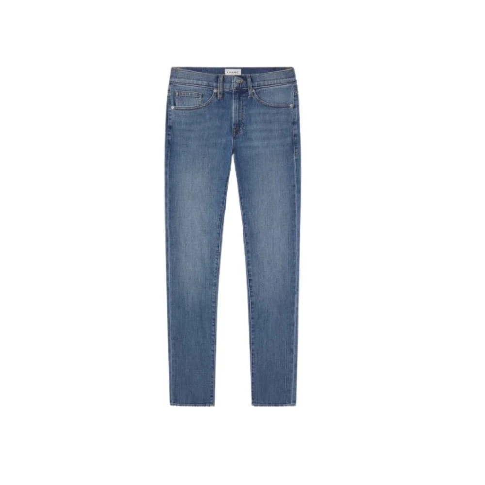 Frame Slim Straight Leg Jeans Blue Heren