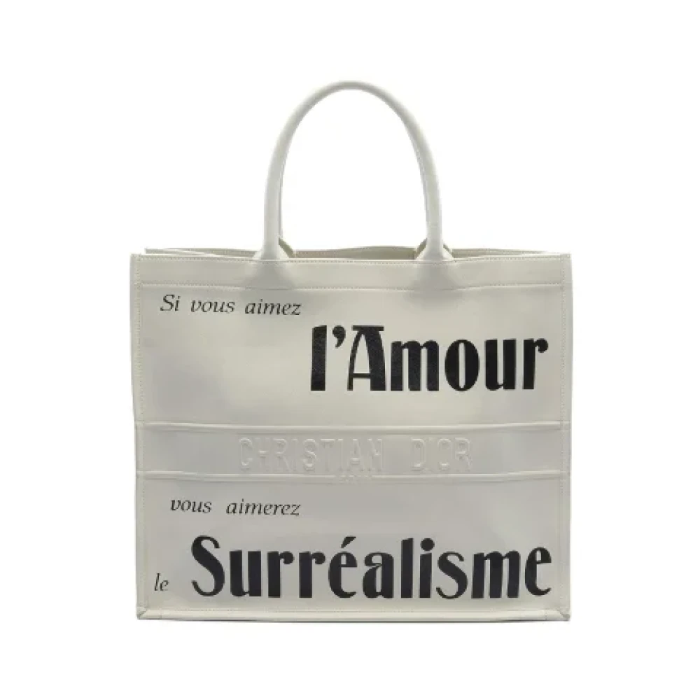 Dior Vintage Pre-owned Leather dior-bags White Dames