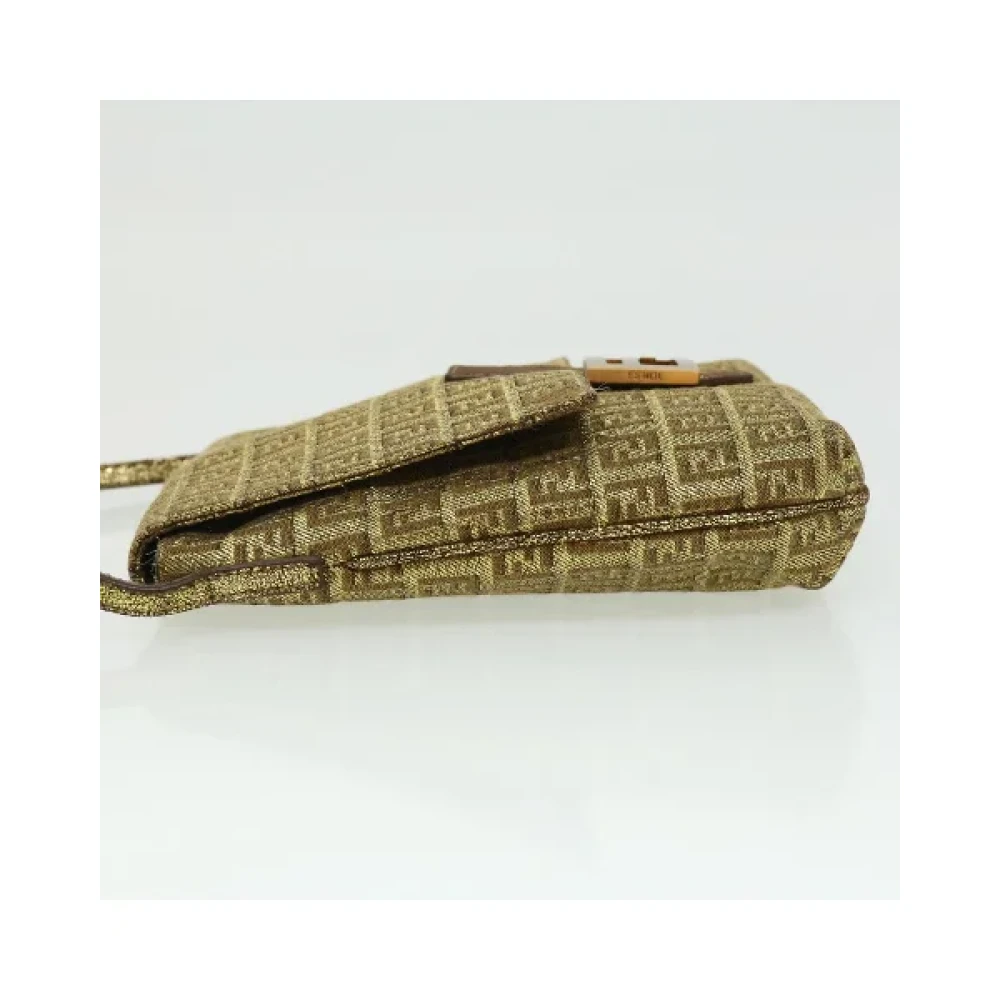 Fendi Vintage Pre-owned Canvas fendi-bags Yellow Dames