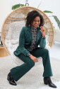 blazer-en-velours-vert-fonce