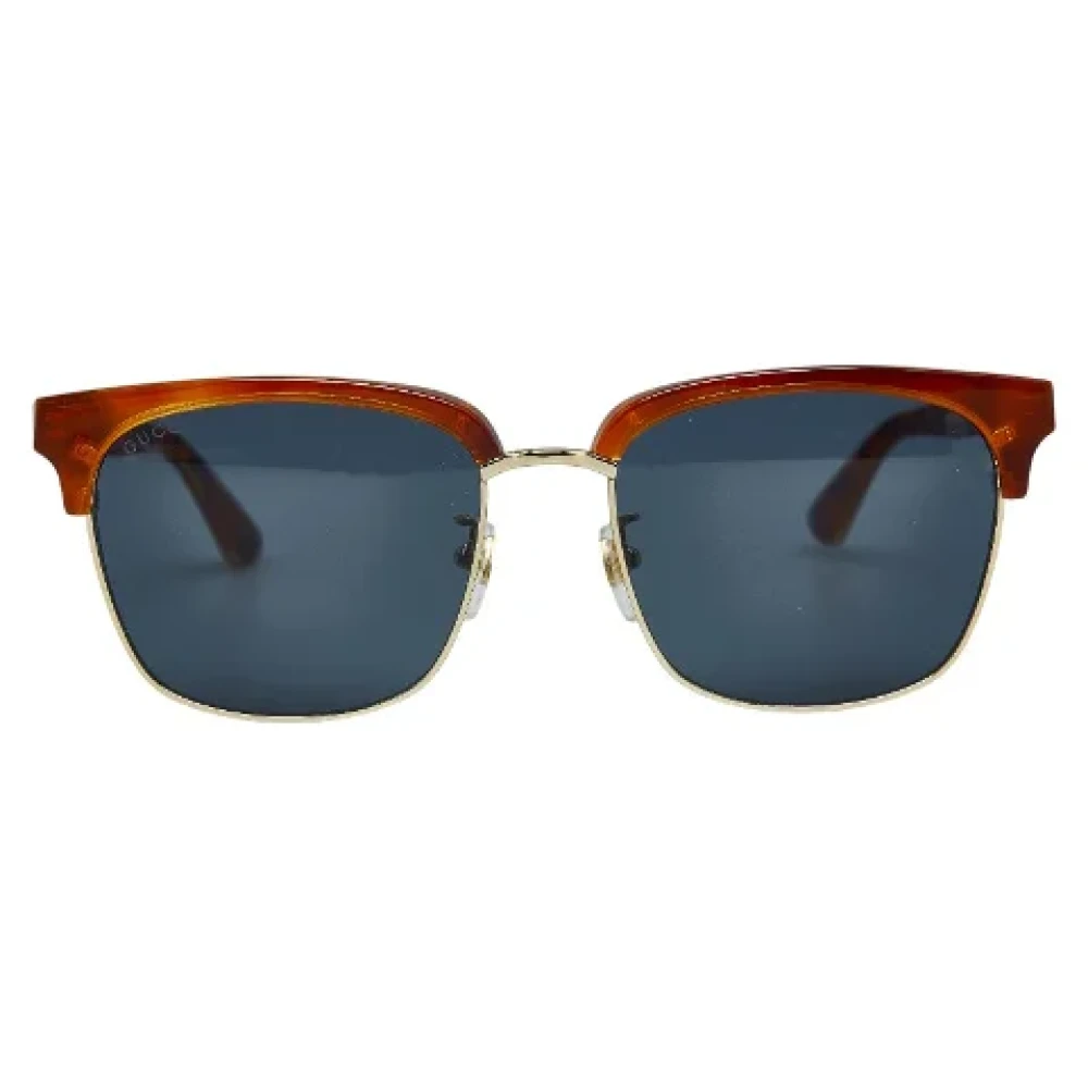 Gucci Vintage Pre-owned Plastic sunglasses Brown Dames
