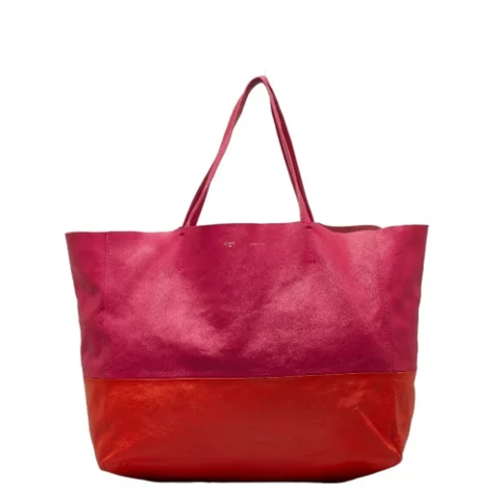 Celine Vintage Pre-owned Leather handbags Pink Dames