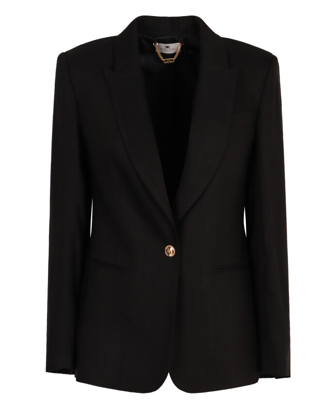 linen-blend-lapel-collar-jacket