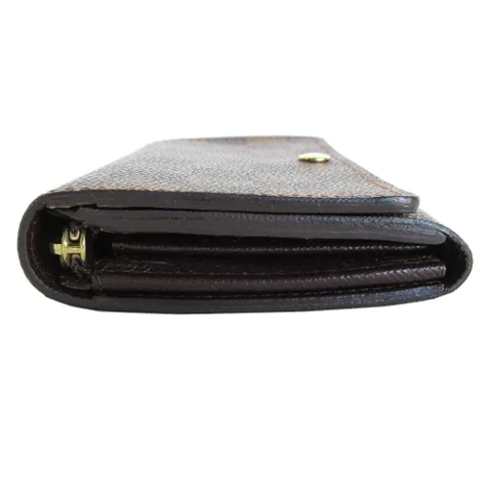 Louis Vuitton Vintage Pre-owned Canvas wallets Brown Dames