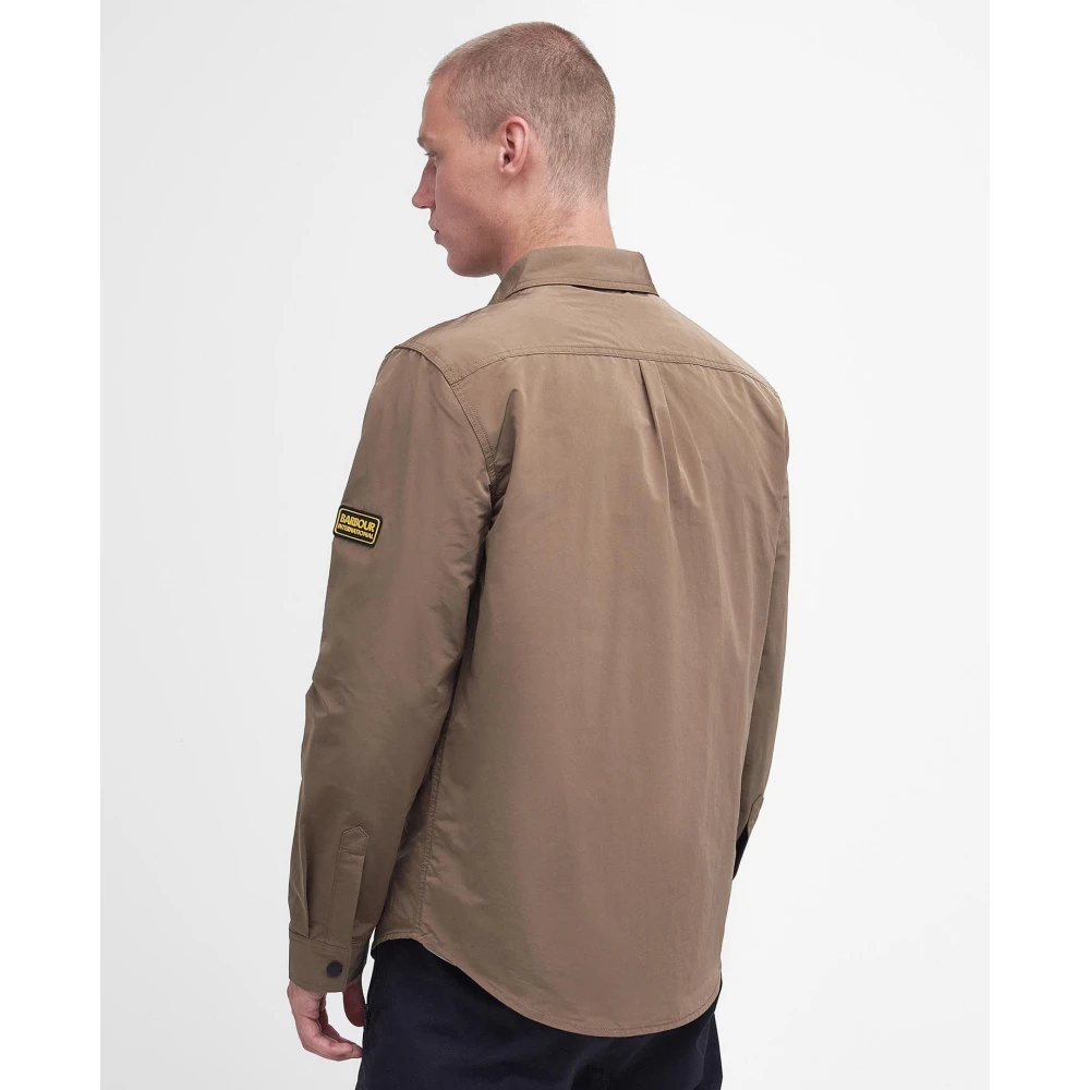 Barbour Control Overshirt Fossil-M Brown Heren