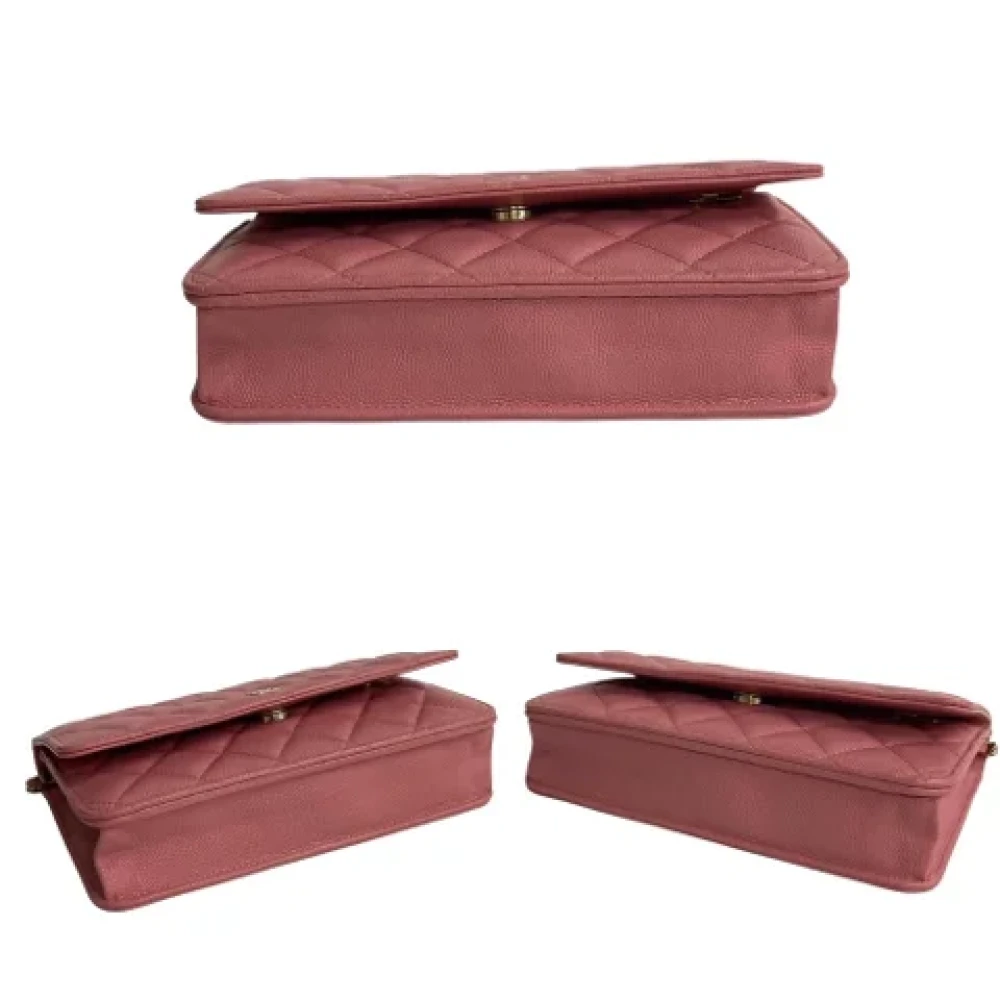Chanel Vintage Pre-owned Fabric chanel-bags Pink Dames