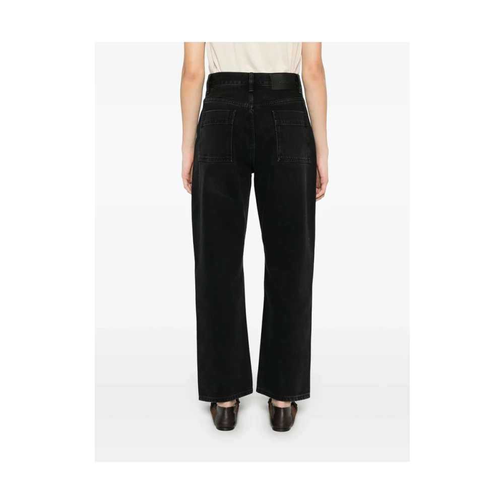 Studio Nicholson Zwarte Klassieke Five-Pocket Jeans Black Dames