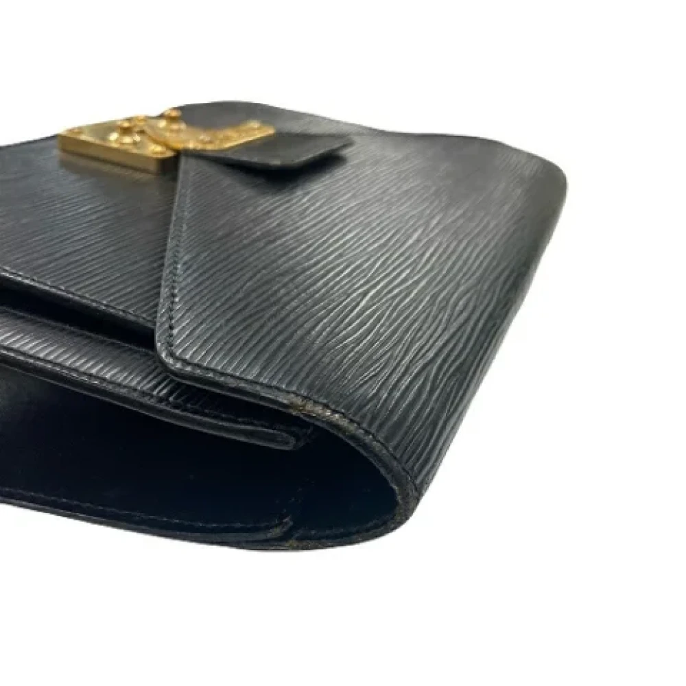 Louis Vuitton Vintage Pre-owned Leather clutches Black Dames