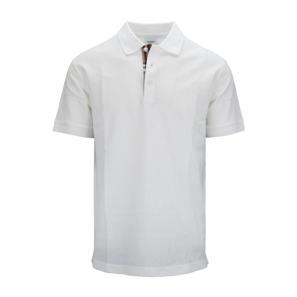 Burberry Uomo Bianco Top, Xl, New,